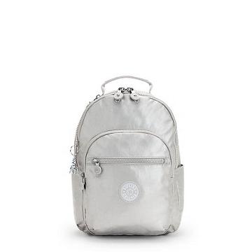 Kipling Seoul Small Metallic Tablet Laptop Veske Sølv | NO 1514KO